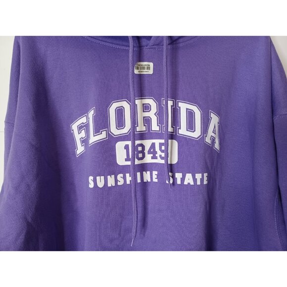 Pacific & Co. Adult Florida Purple Sweatshirt Hoodie Size 2XL 59-105 - Picture 4 of 7